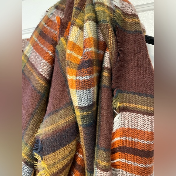 Zara plaid blanket scarf - Picture 2 of 2